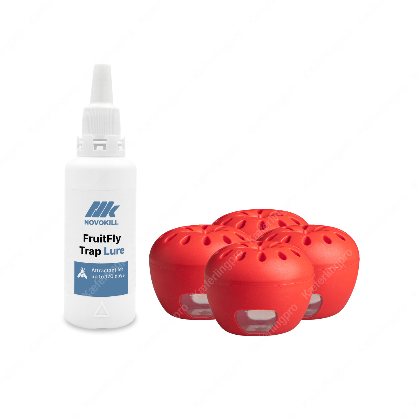 Novokill Premium Fruchtfliegenfalle - Die effektivste Fruit Fly Trap