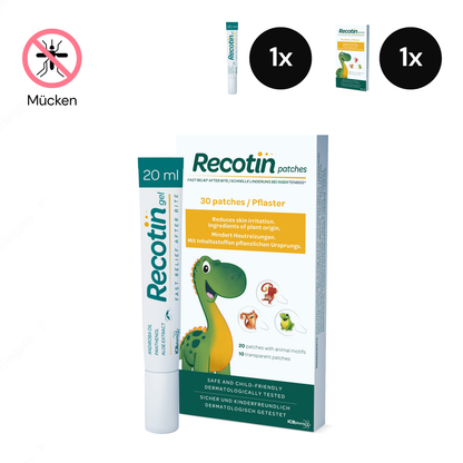 RECOTIN Mückenschutz Set - Stichheiler Set