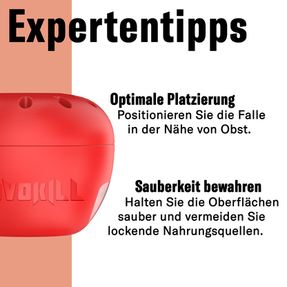 Novokill Premium Fruchtfliegenfalle - Die effektivste Fruit Fly Trap