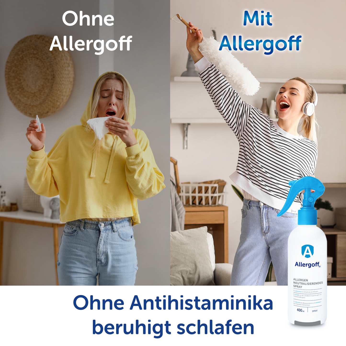 Allergoff Milben-Spray - Das effektivste Milbenspray