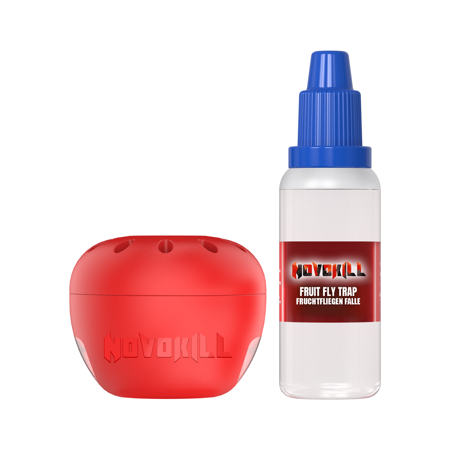 Novokill Premium Fruchtfliegenfalle - Die effektivste Fruit Fly Trap