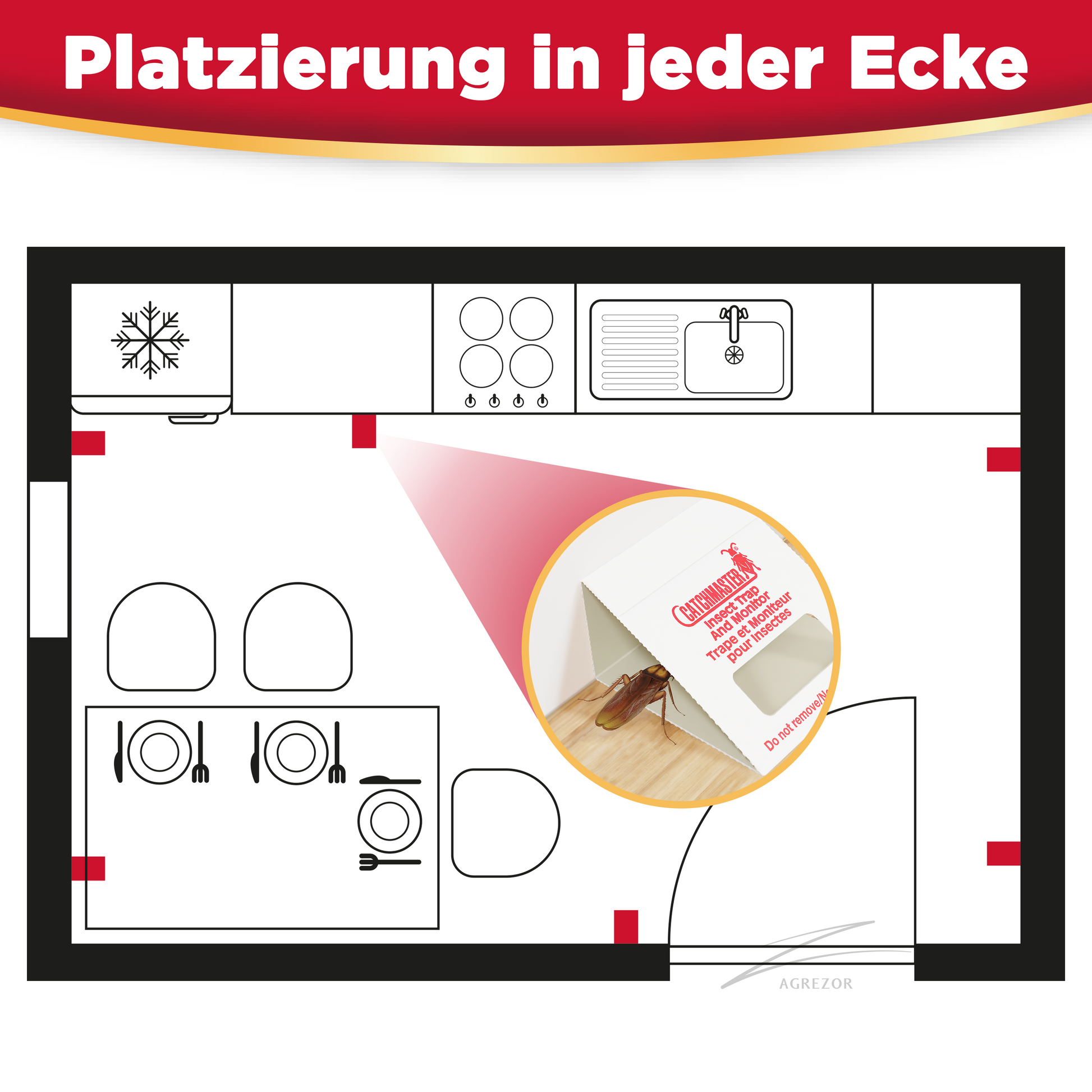 Ungeziefer Monitoring ohne Gift – Catchmaster 100i Klebefalle