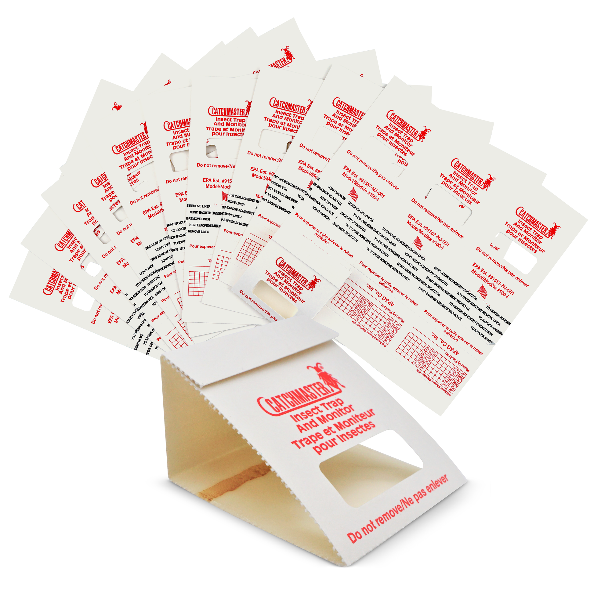 Giftfreie Monitoring-Klebefalle zur Überwachung von Kakerlaken, Schaben und Ungeziefer. Catchmaster 100i – sicher für Haushalt, Kinder & Haustiere.