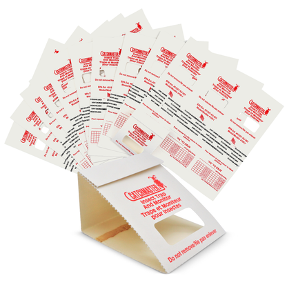 Giftfreie Monitoring-Klebefalle zur Überwachung von Kakerlaken, Schaben und Ungeziefer. Catchmaster 100i – sicher für Haushalt, Kinder & Haustiere.