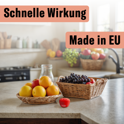 Novokill Fruchtfliegenfalle mit effektivem Lockstoff, hergestellt in der EU, zur schnellen Reduktion von Obstfliegen